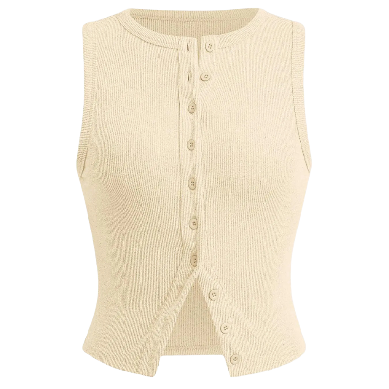 KYLIE™ – Classic Ribbed Casual Crop Top