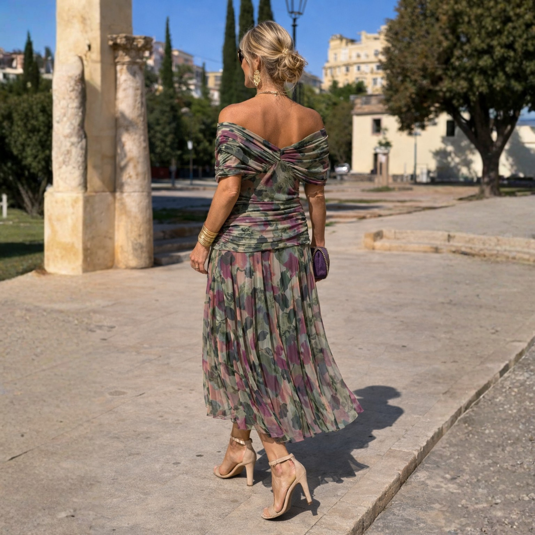 Josephine | Draped Wrap Maxi Dress