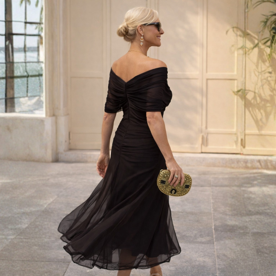 Josephine | Draped Wrap Maxi Dress
