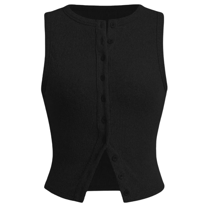 KYLIE™ – Classic Ribbed Casual Crop Top