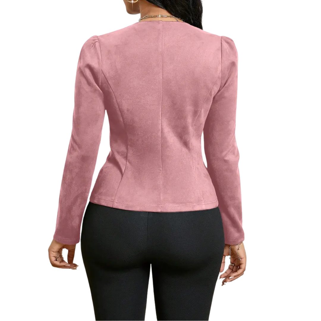 CAMILLE™ – Fitted Double-Breasted Blazer Jacket