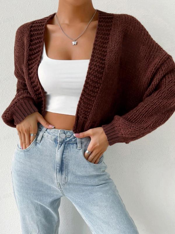 HEIDI™ - Open Front Knit Cardigan with Cartoon Print for Cozy Outfits