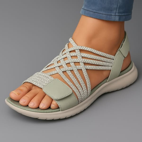 Isadora | Woven Strap Comfort Sandals