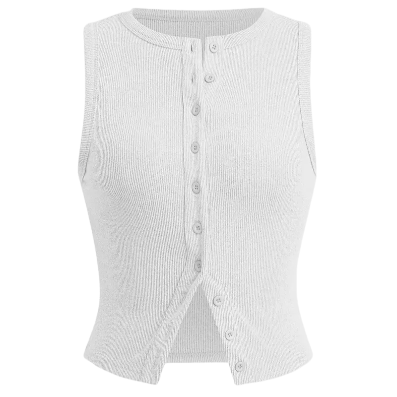 KYLIE™ – Classic Ribbed Casual Crop Top