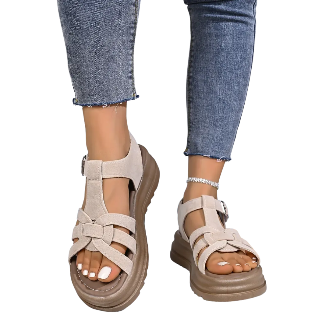 SIGRID™ – Adjustable Strap Platform Gladiator Sandals