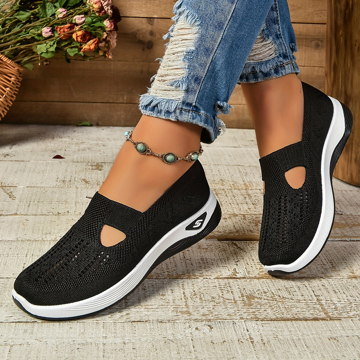Beatrice | Breathable Slip-On Comfort Trainers