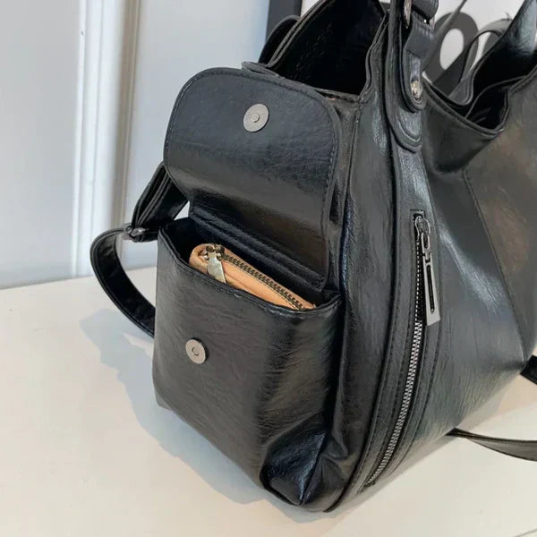 NOEMIE™ - Classic Leather Tote Bag