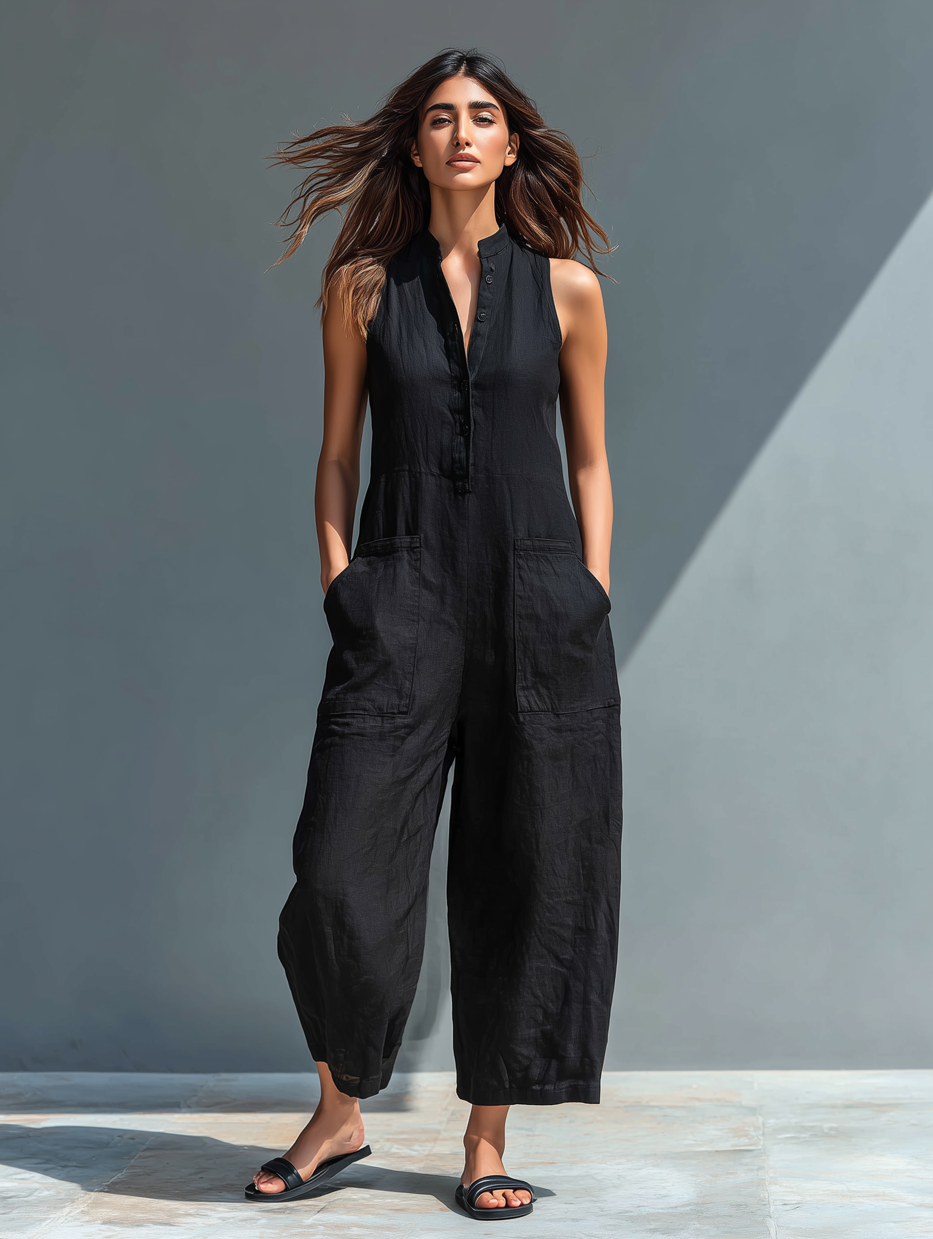 Lorraine | Elegant Sleeveless Jumpsuit
