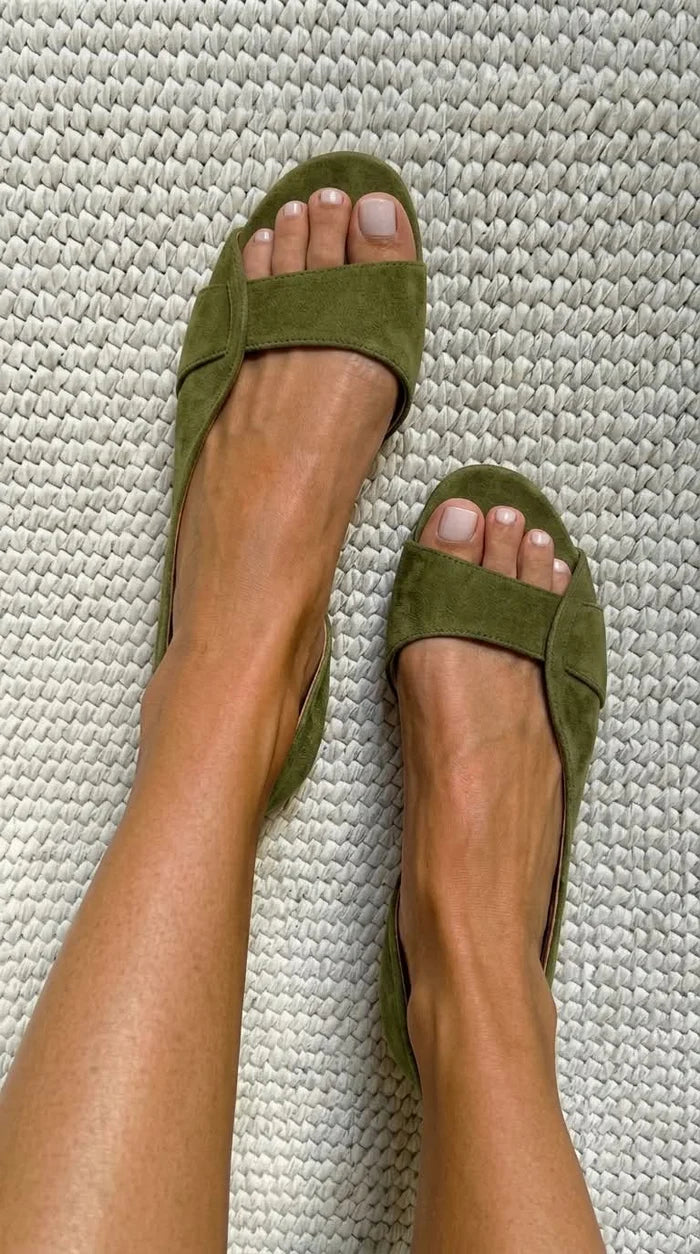 Coleen | Comfortable Everyday Suede Slides