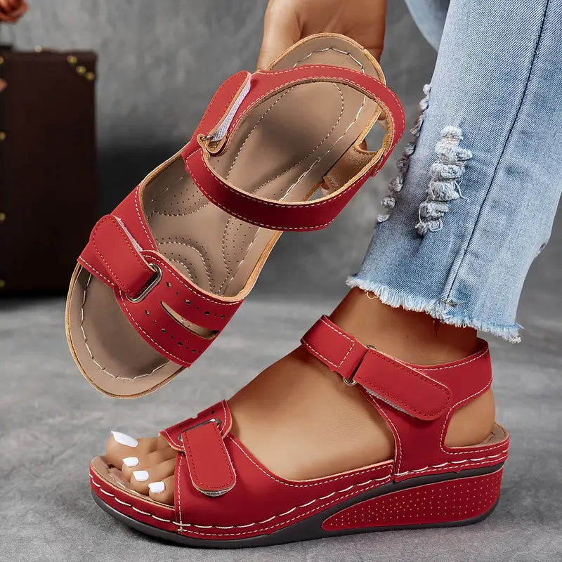 Grace | Adjustable Wedge Sandals