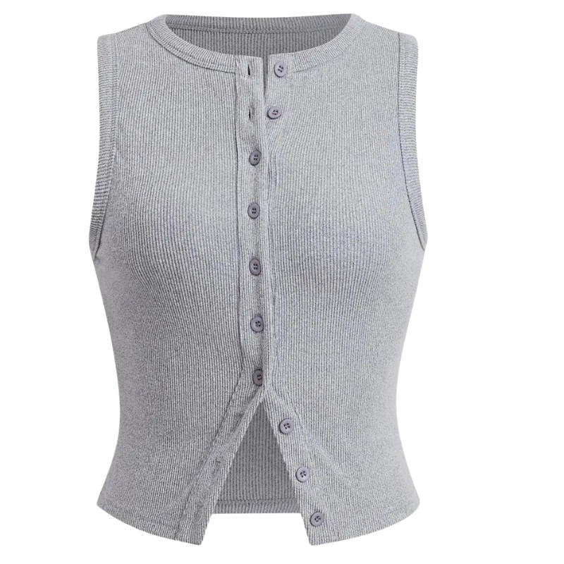 KYLIE™ – Classic Ribbed Casual Crop Top
