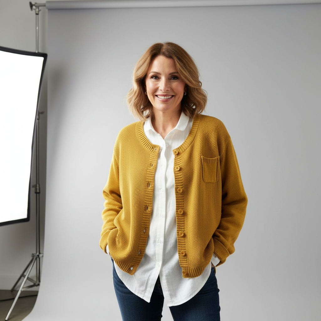Margot | Knit Button-Front Cardigan