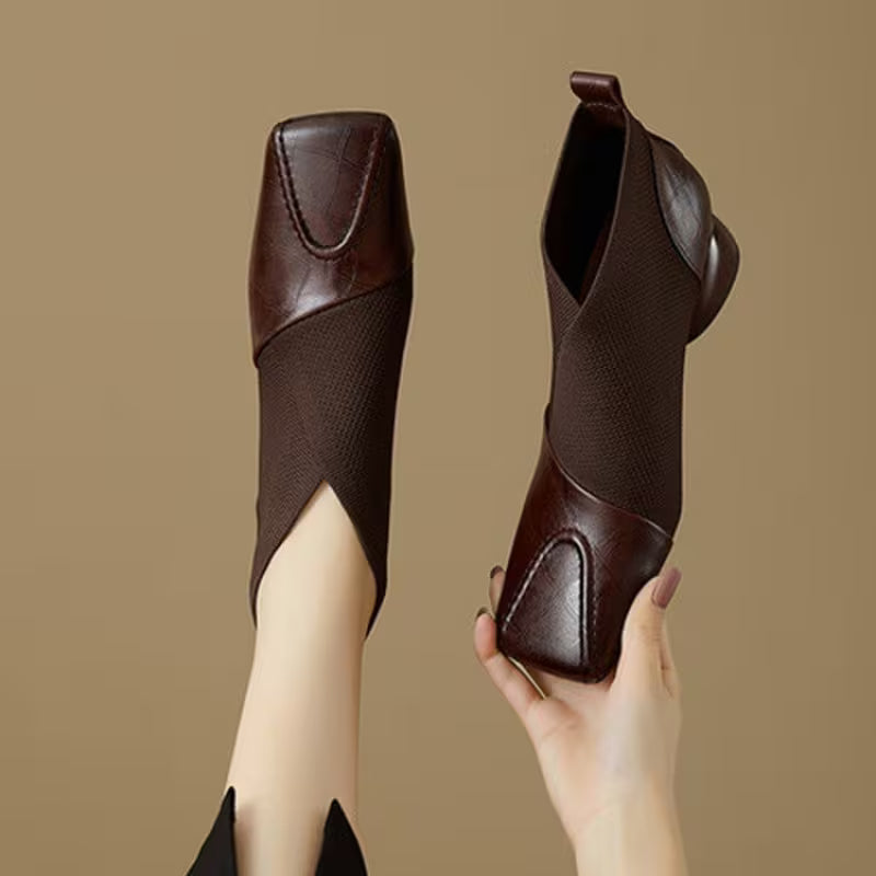 Stelle | Easy-Slip Comfort Block Heel Shoes
