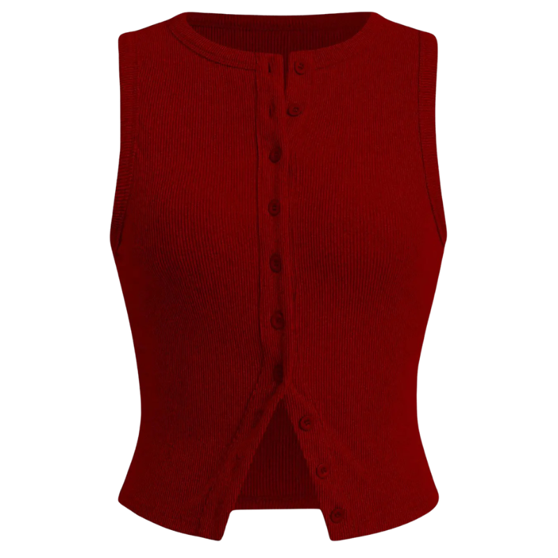 KYLIE™ – Classic Ribbed Casual Crop Top
