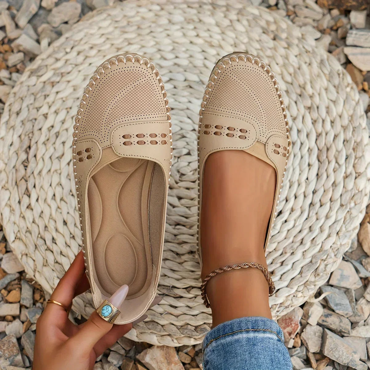 Camille | Comfortable Slip-On Flats