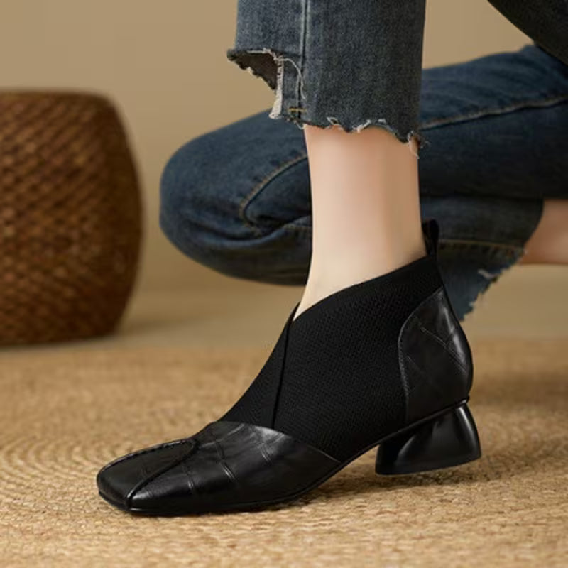 Stelle | Easy-Slip Comfort Block Heel Shoes