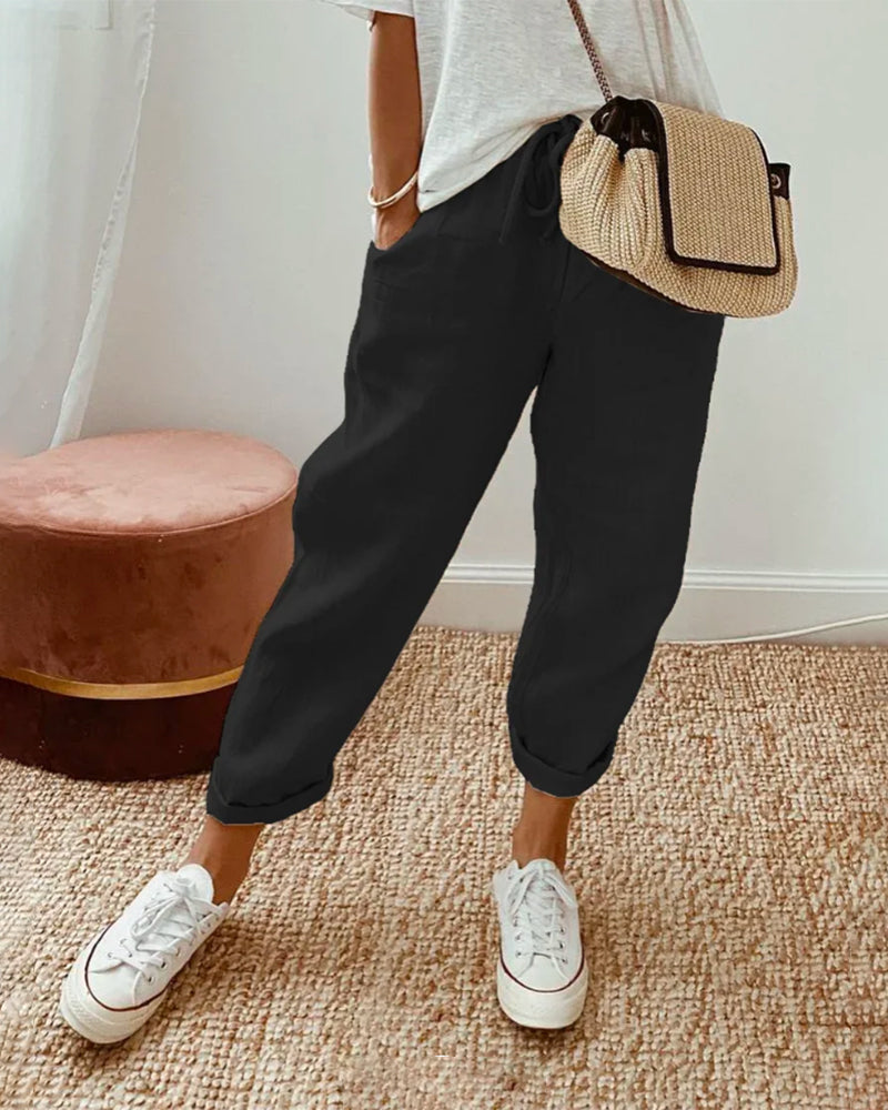 Vivienne | Comfortable Elastic-Waist Trousers