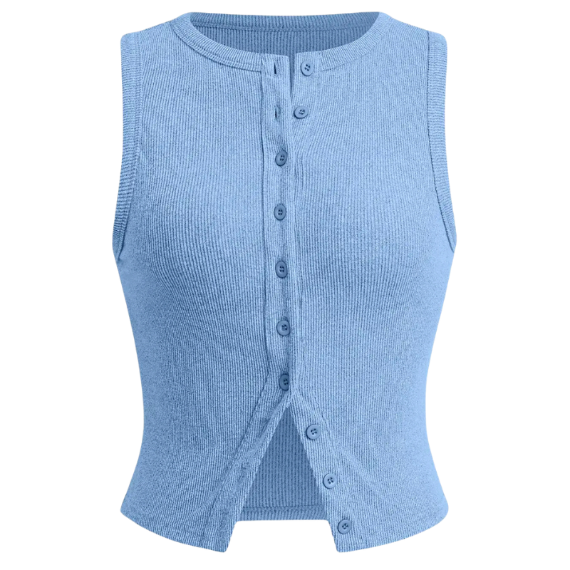 KYLIE™ – Classic Ribbed Casual Crop Top