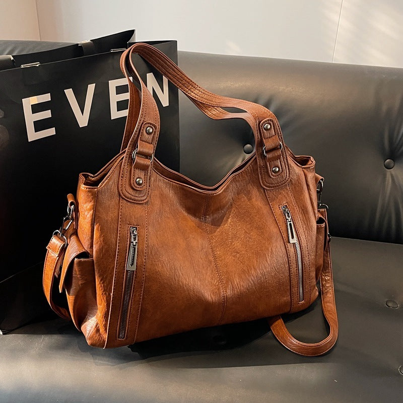 NOEMIE™ - Classic Leather Tote Bag