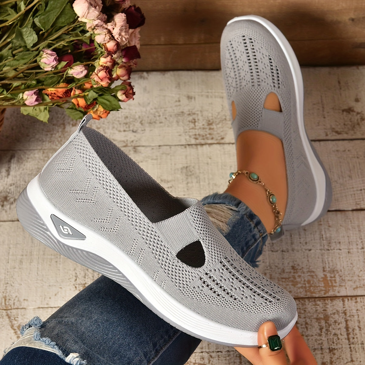 Beatrice | Breathable Slip-On Comfort Trainers