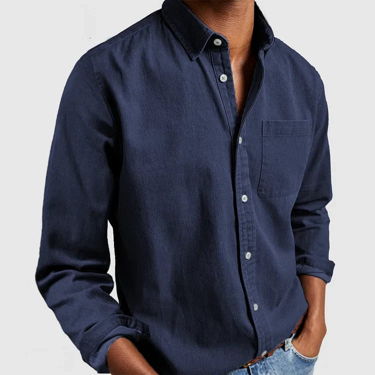 Wesley | Classic Denim Button-Down Shirt
