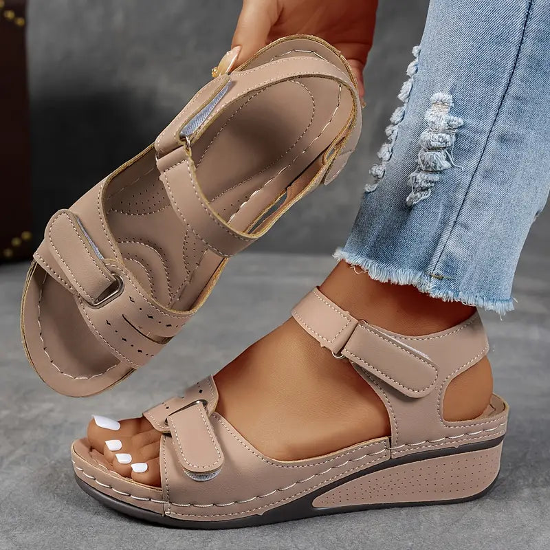 Grace | Adjustable Wedge Sandals