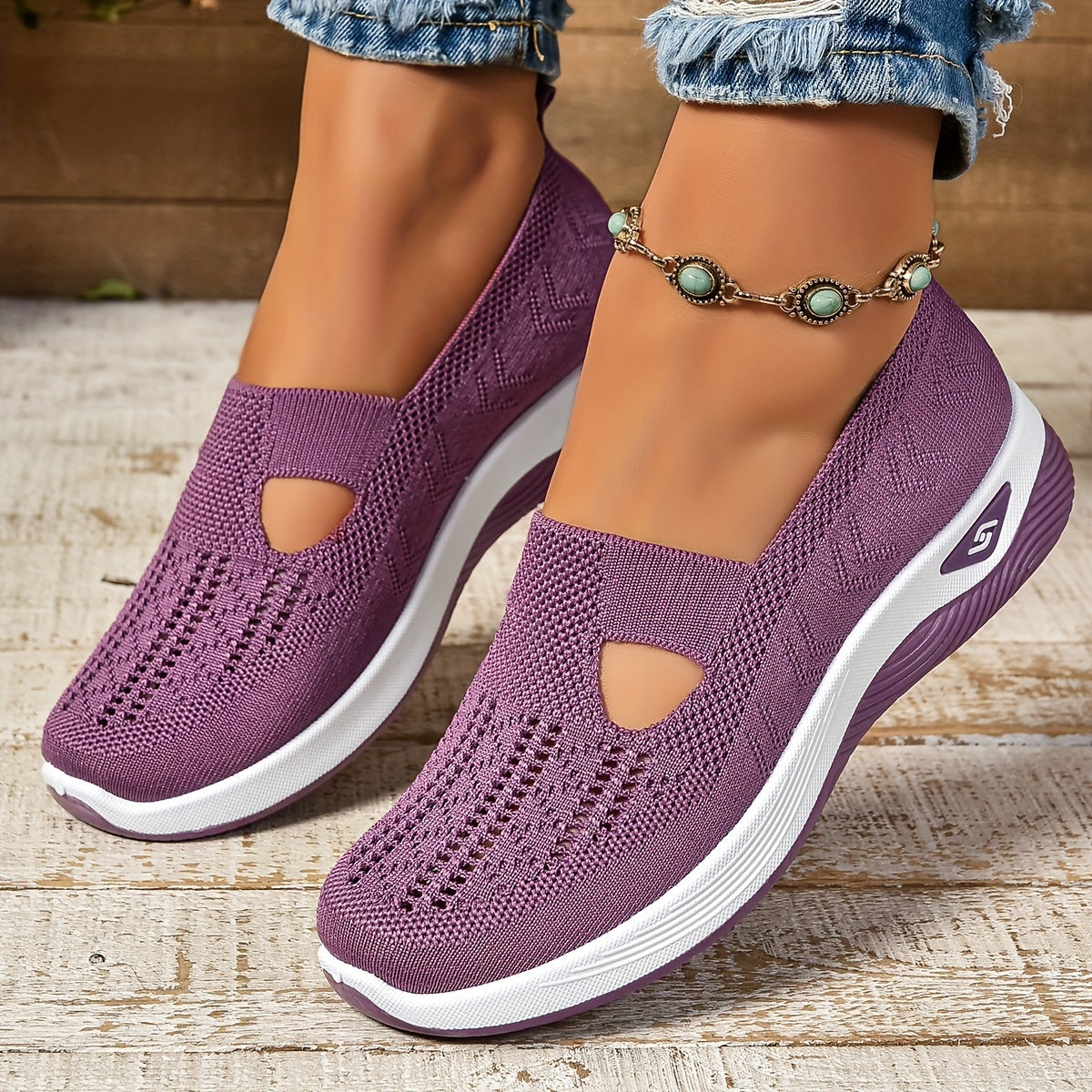 Beatrice | Breathable Slip-On Comfort Trainers