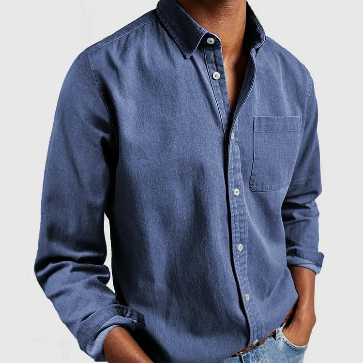 Wesley | Classic Denim Button-Down Shirt