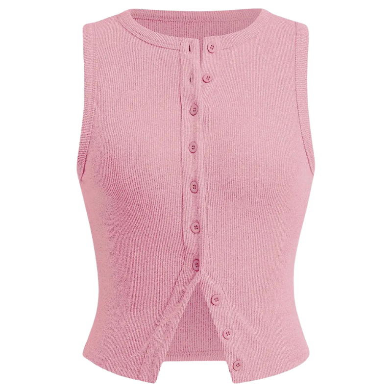 KYLIE™ – Classic Ribbed Casual Crop Top