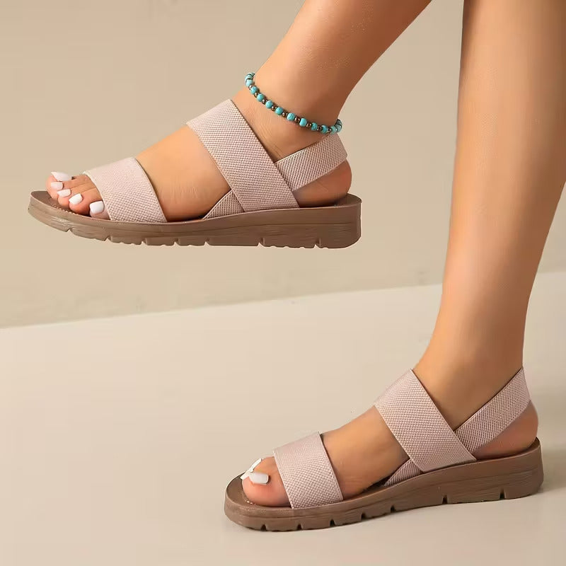 Marigold | Cushioned Double-Strap Sandals