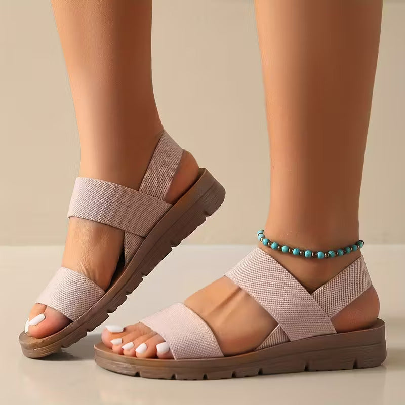 Marigold | Cushioned Double-Strap Sandals