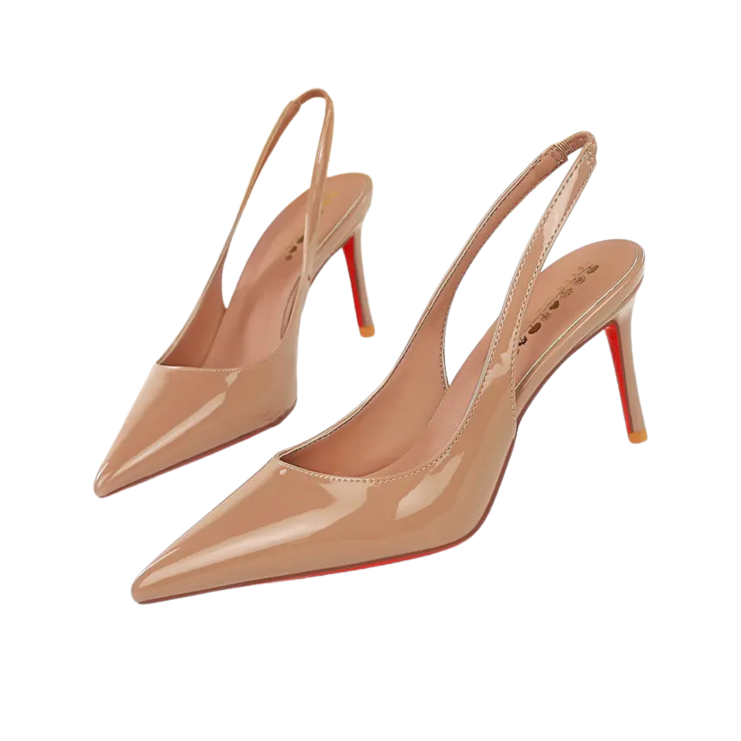 VONDRA™ – Sleek Pointed-Toe PU High Heels