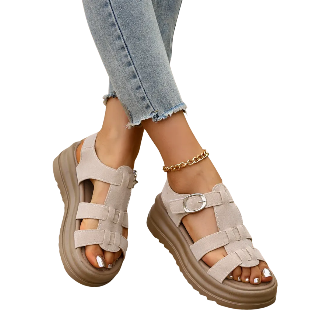 SIGRID™ – Adjustable Strap Platform Gladiator Sandals