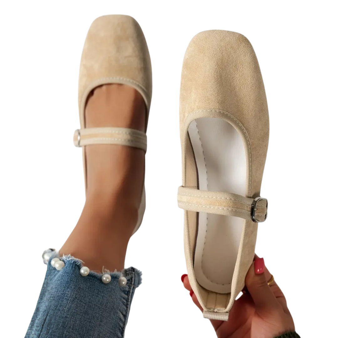 CECILE™ – Vintage Square Toe Mary Jane Shoes