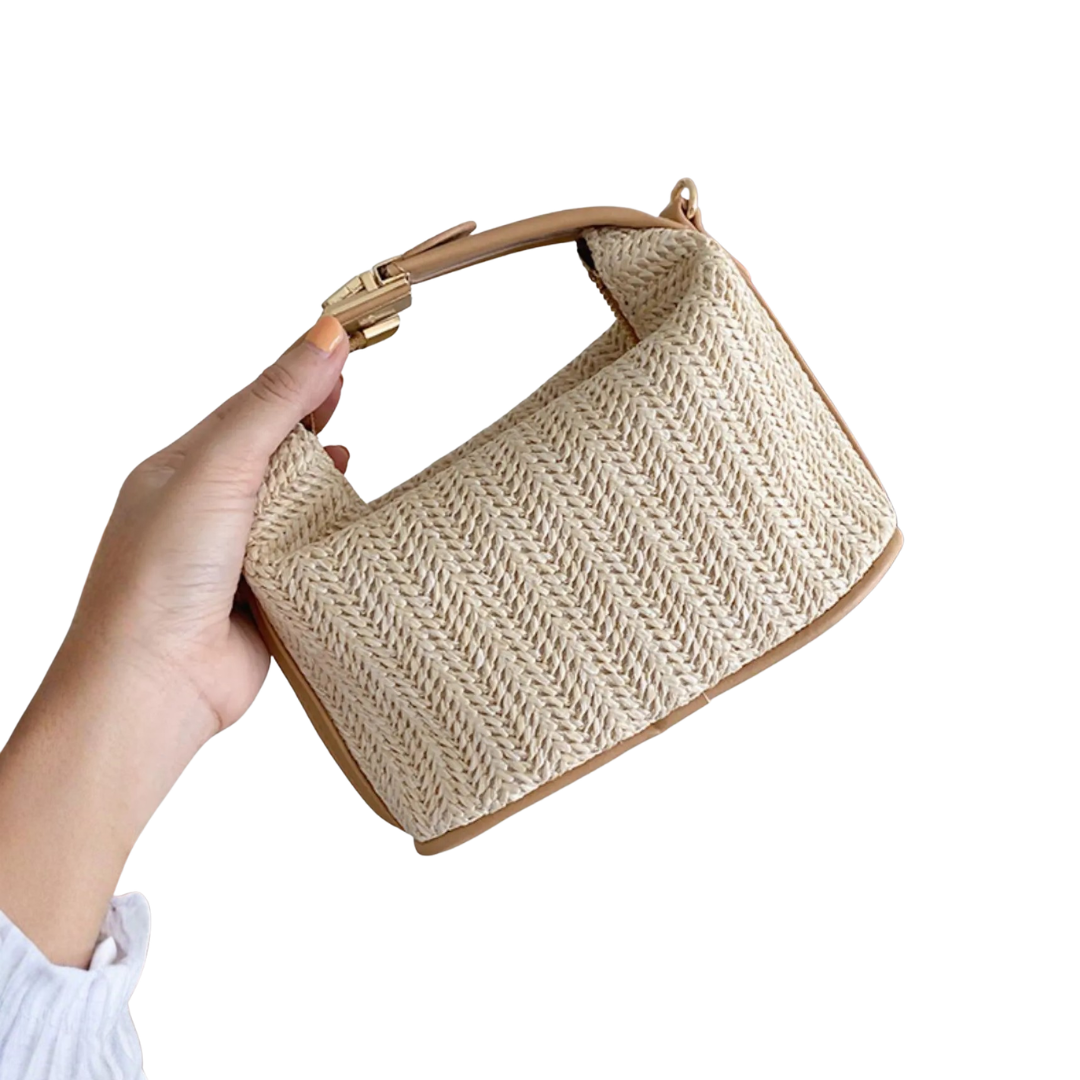 PALOMA™ – Woven Straw Crossbody Shoulder Bag