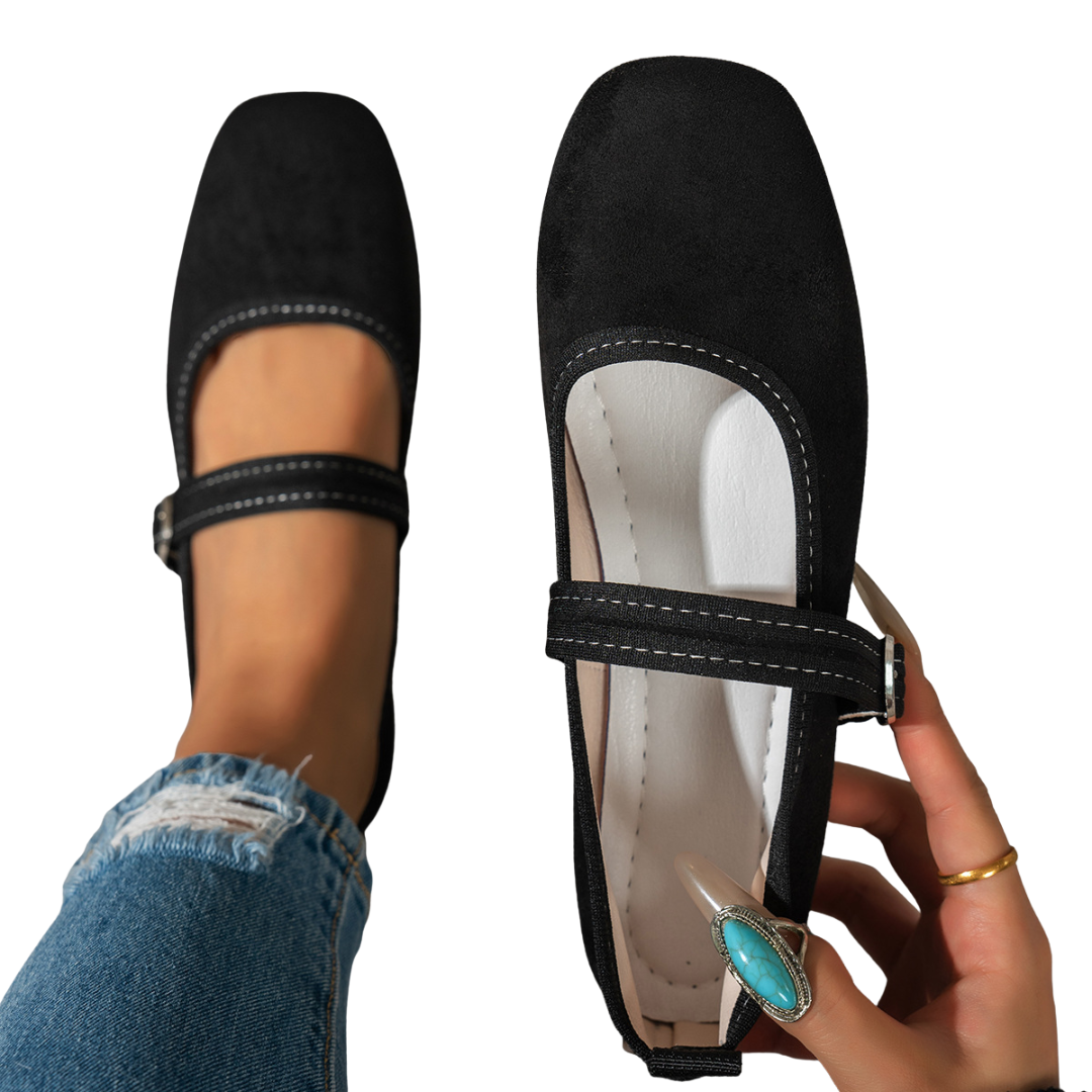 CLEO™ – Vintage Square Toe Mary Jane Shoes