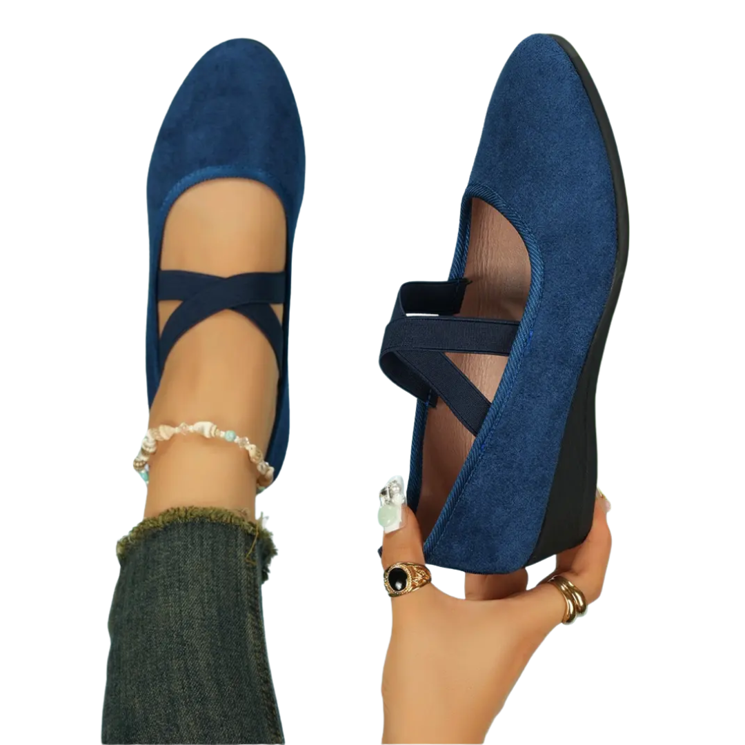 VERA™ – Breathable Wedge Slip-On Closed Shoes
