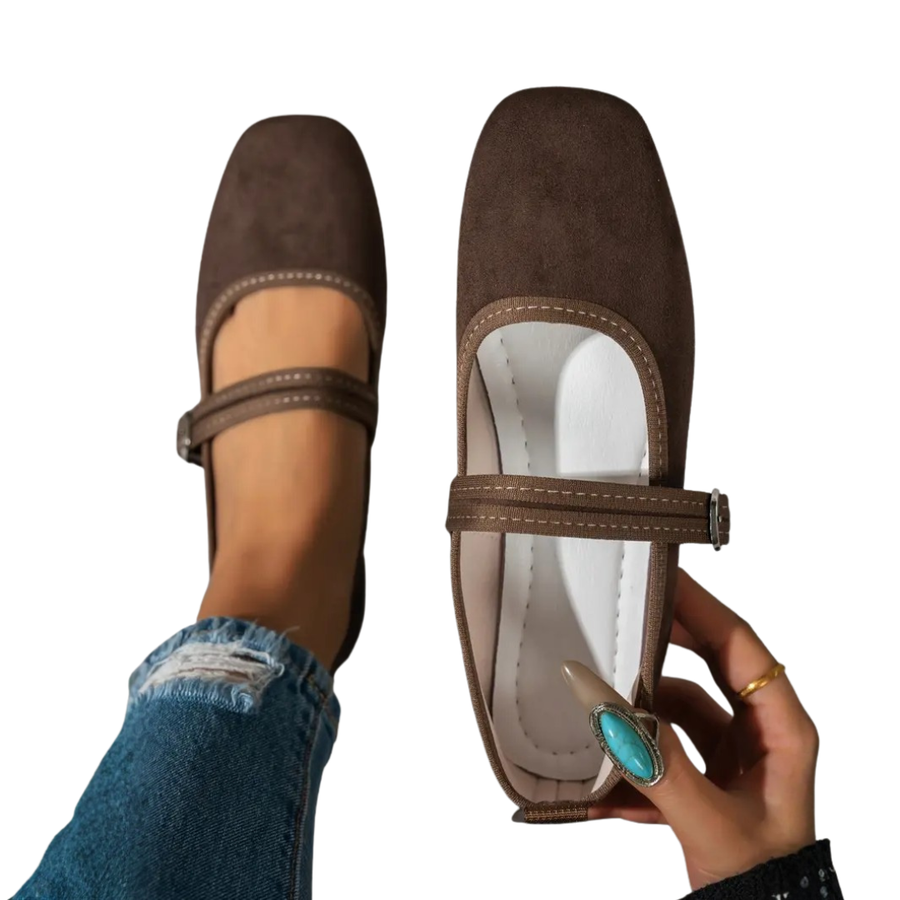 CECILE™ – Vintage Square Toe Mary Jane Shoes