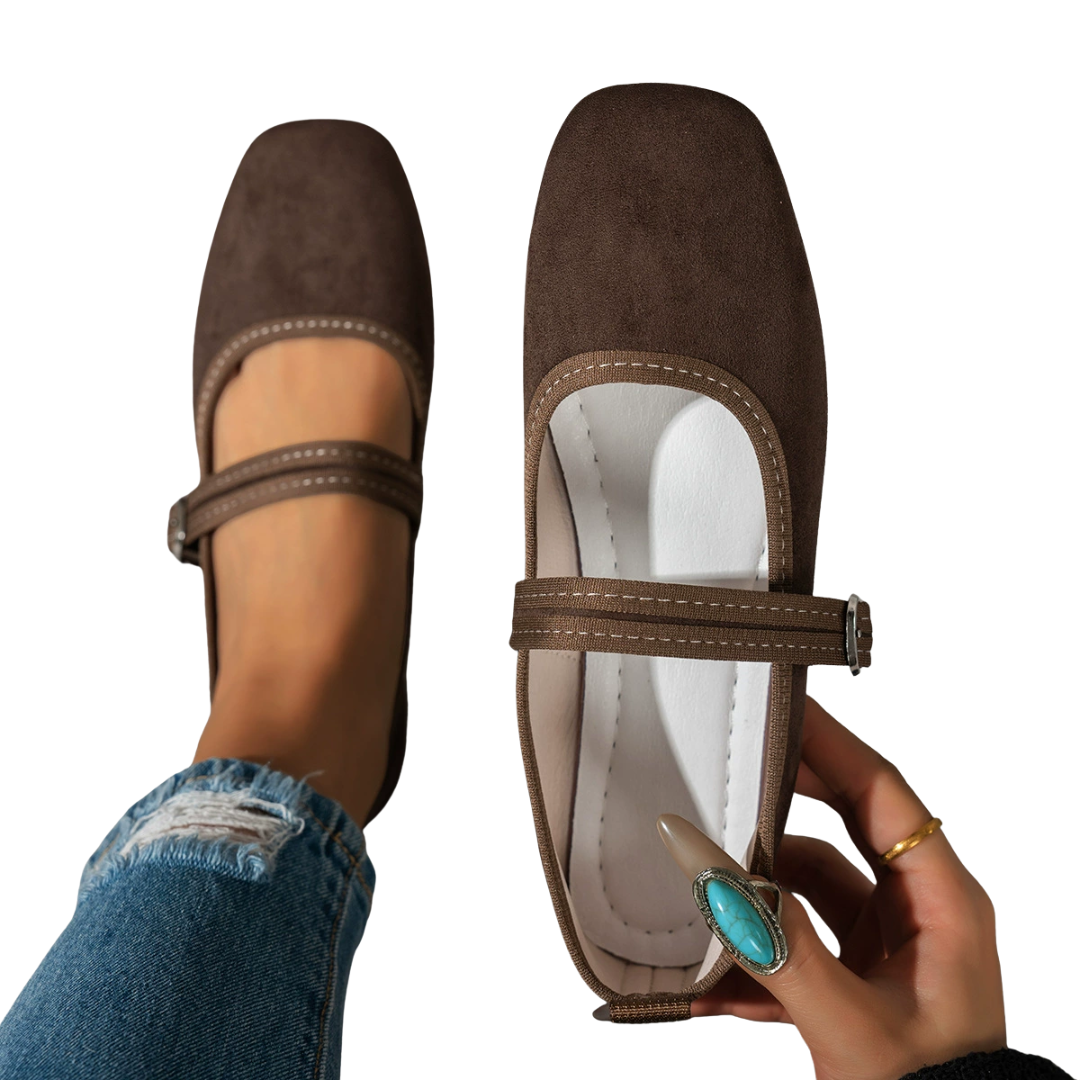 CLEO™ – Vintage Square Toe Mary Jane Shoes