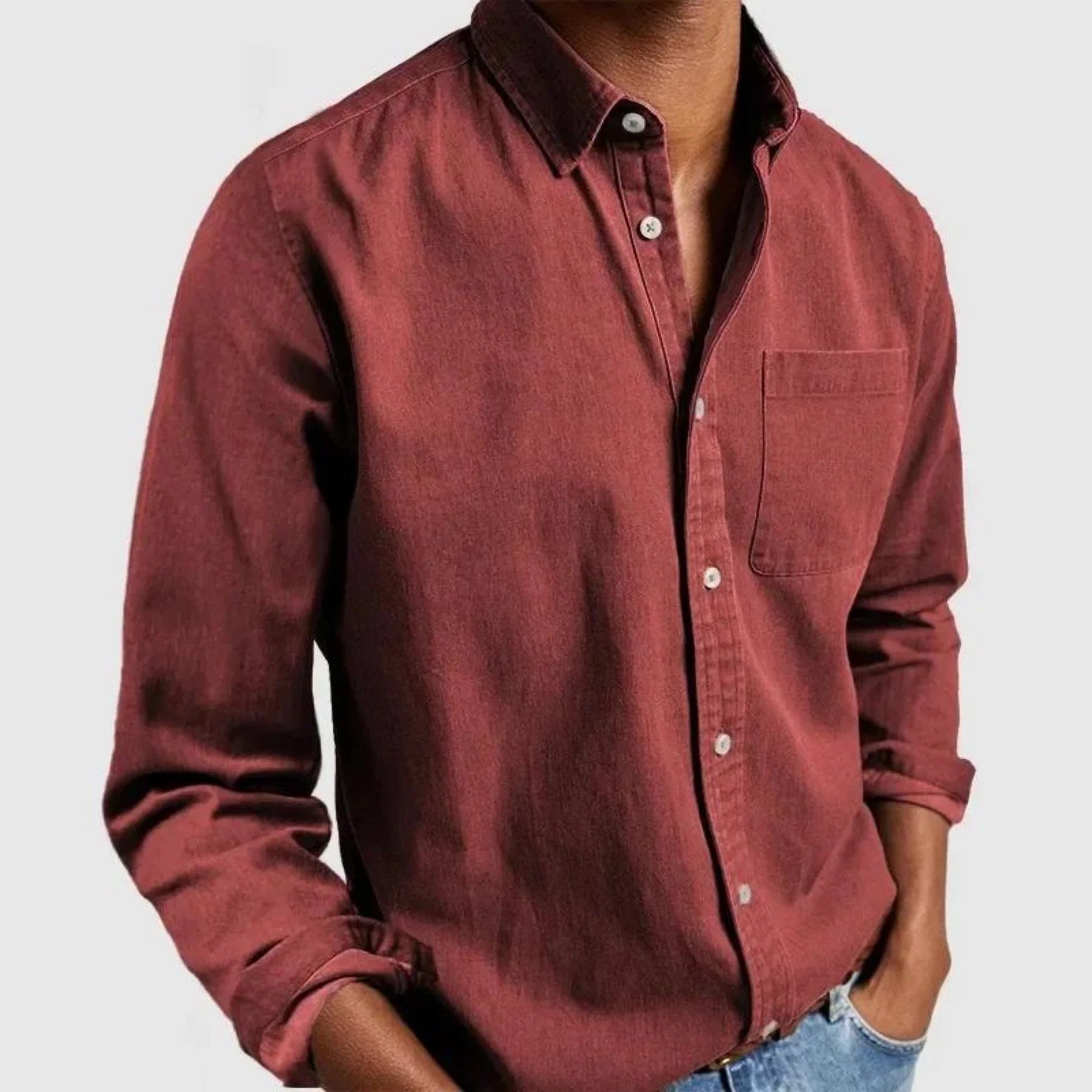 Wesley | Classic Denim Button-Down Shirt