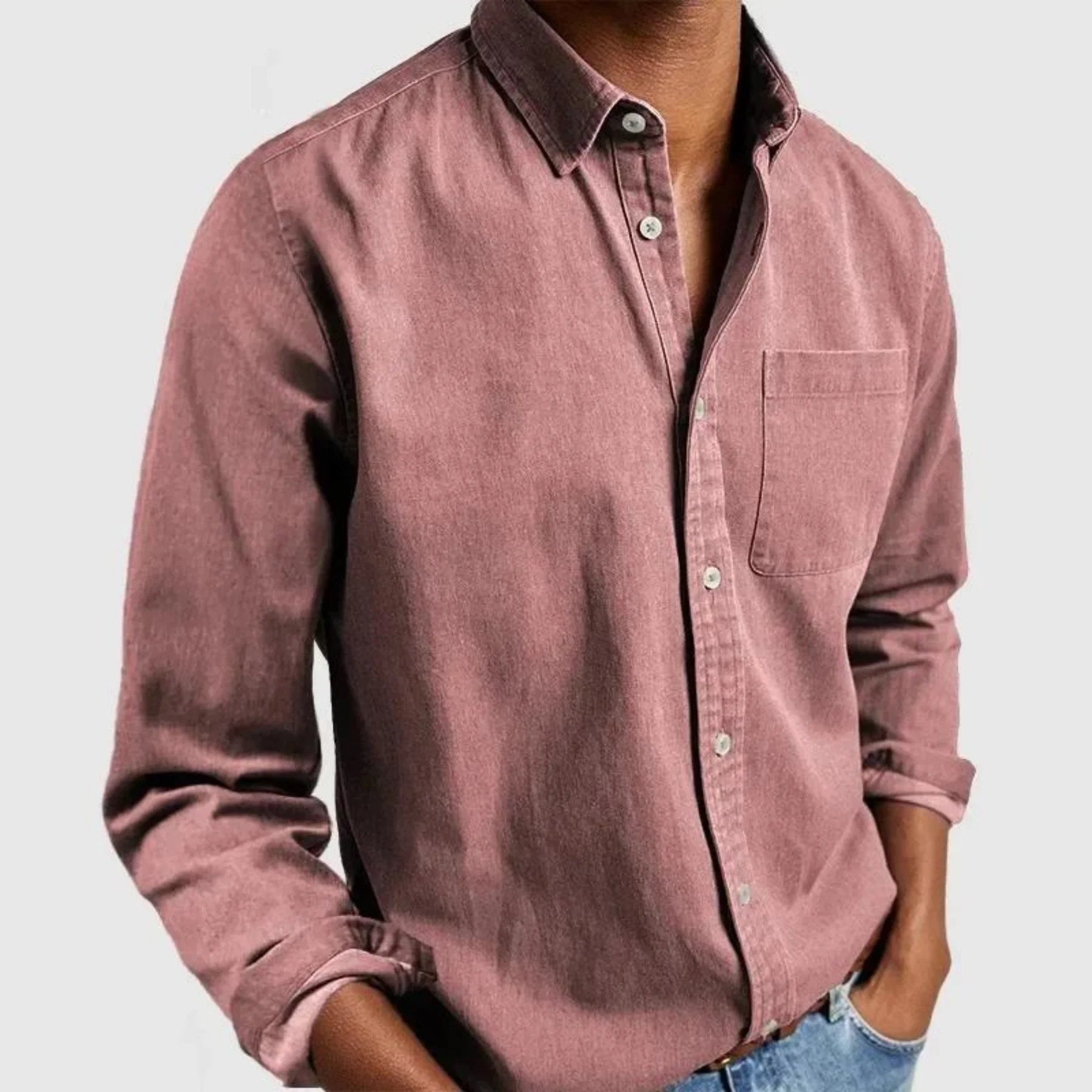 Wesley | Classic Denim Button-Down Shirt