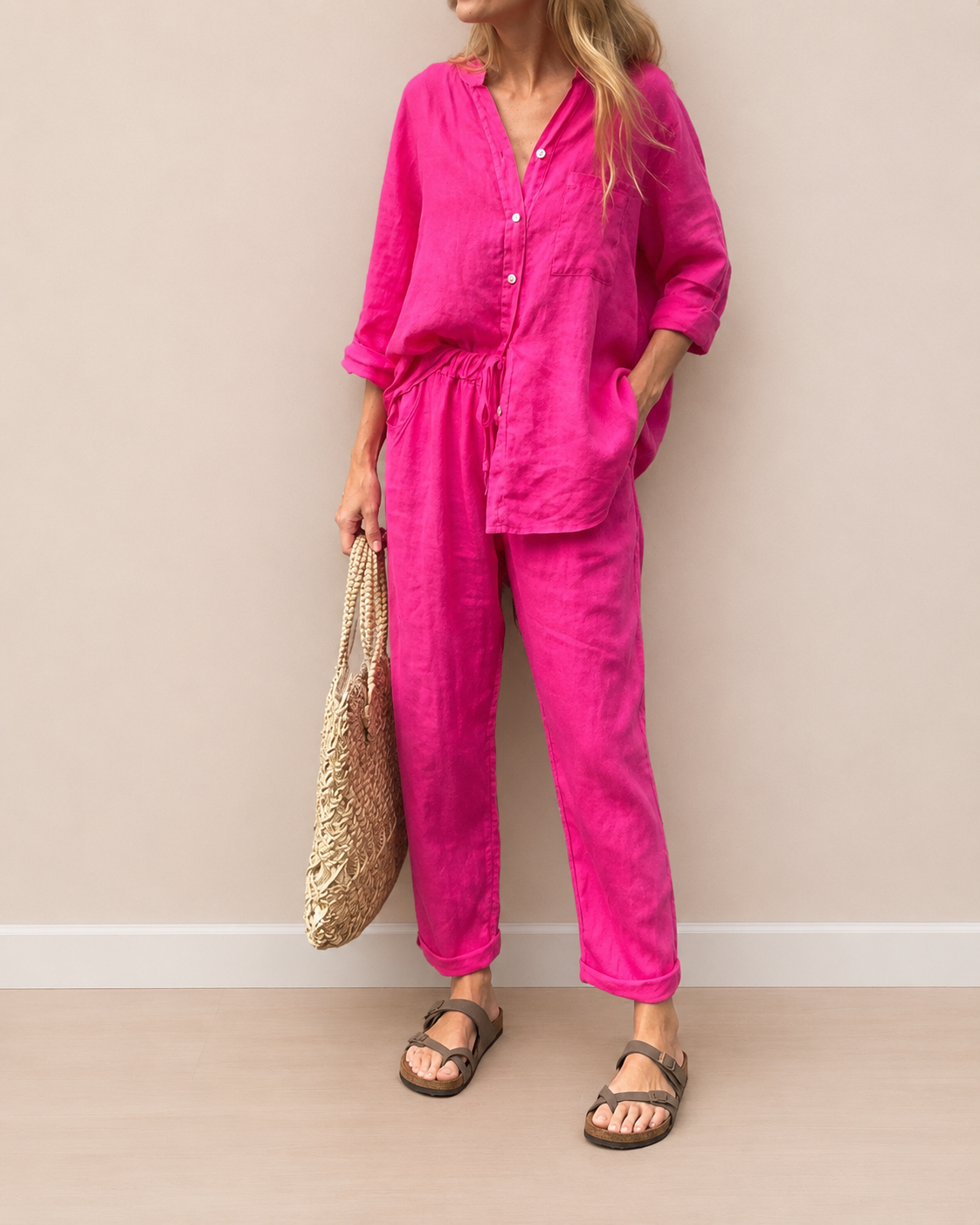 Florence | Textured Shirt & Trouser Co-ord Set