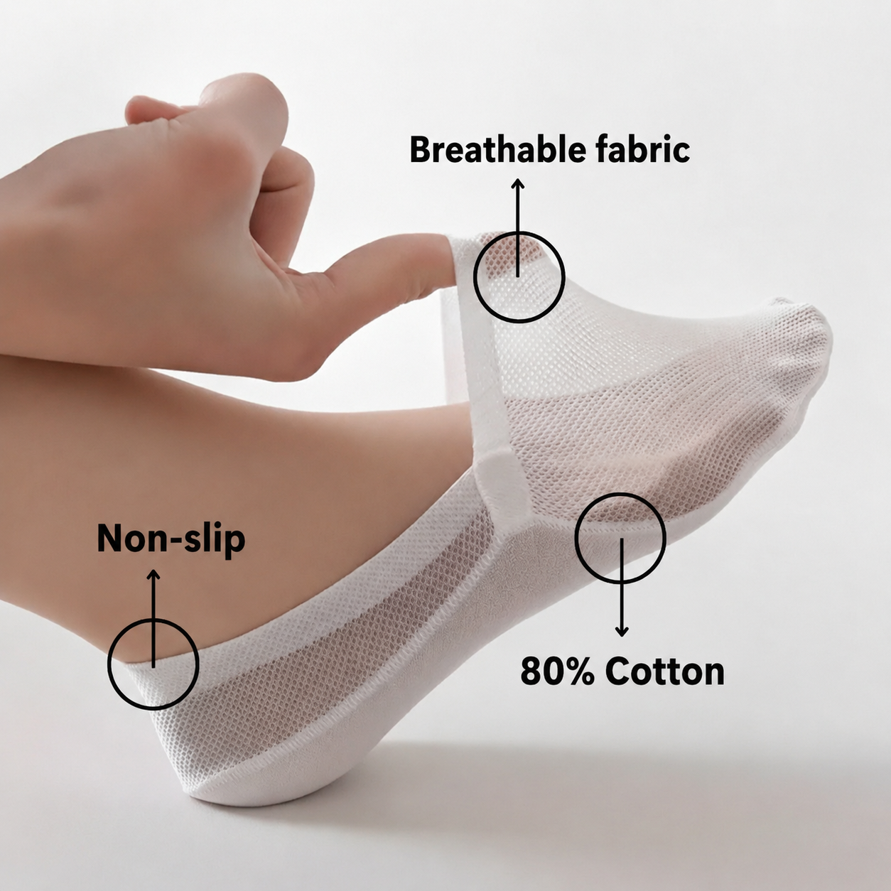 Rose | Invisible Socks