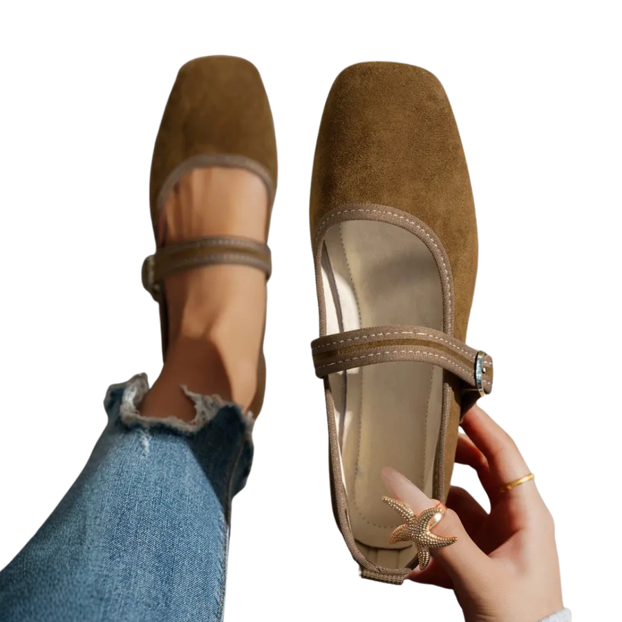 CECILE™ – Vintage Square Toe Mary Jane Shoes