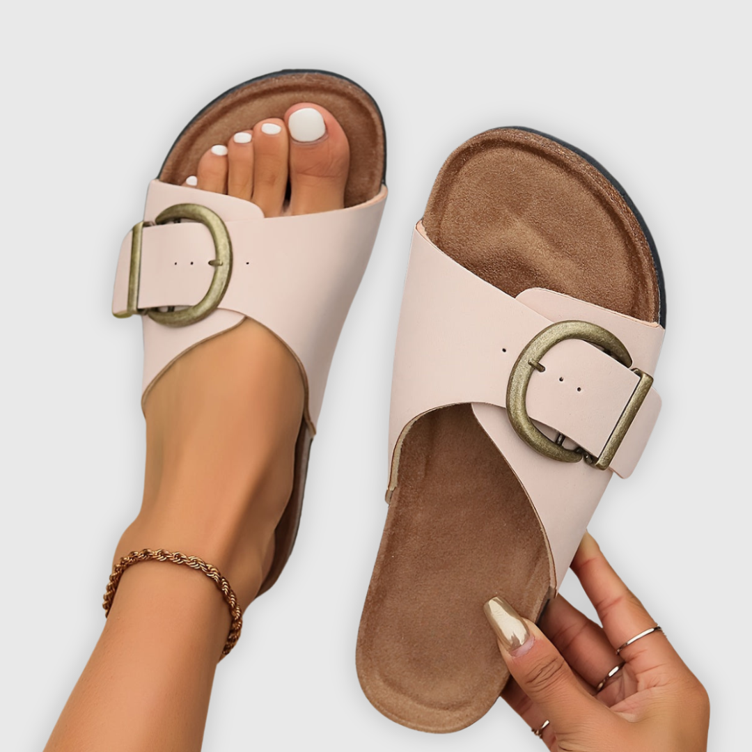 Amara | Buckle Detail Slides
