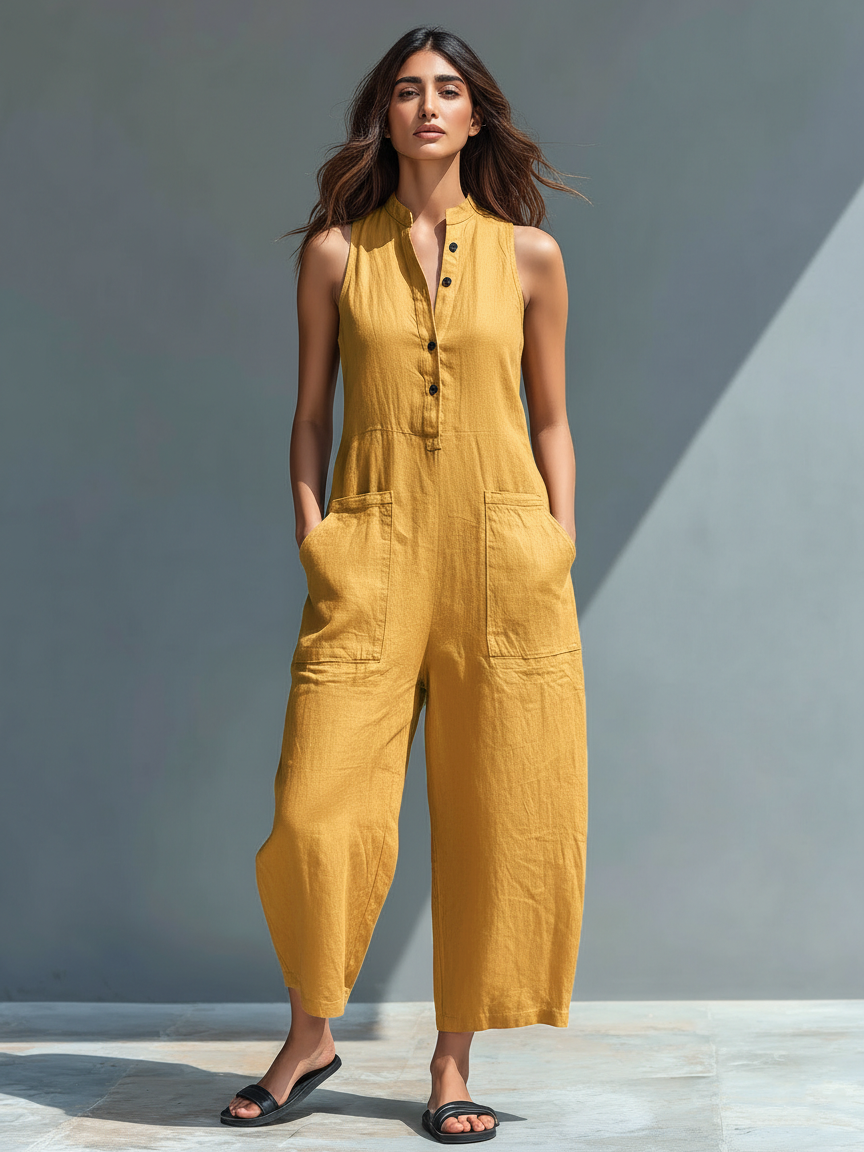 Lorraine | Elegant Sleeveless Jumpsuit