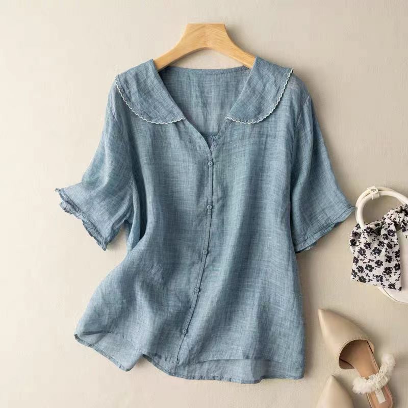 Isabelle | Vintage Button-Up Blouse