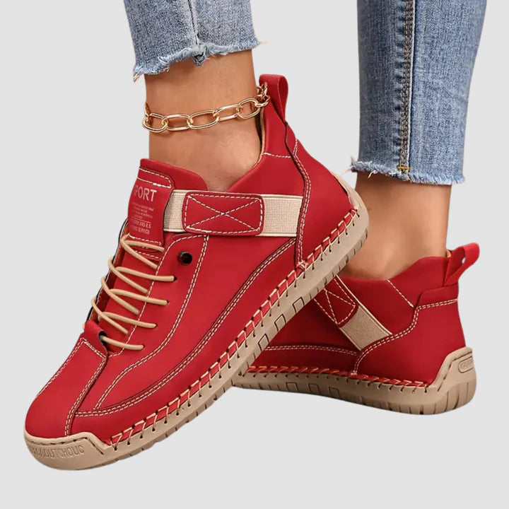 Rile | Handstitched Suede Trainers