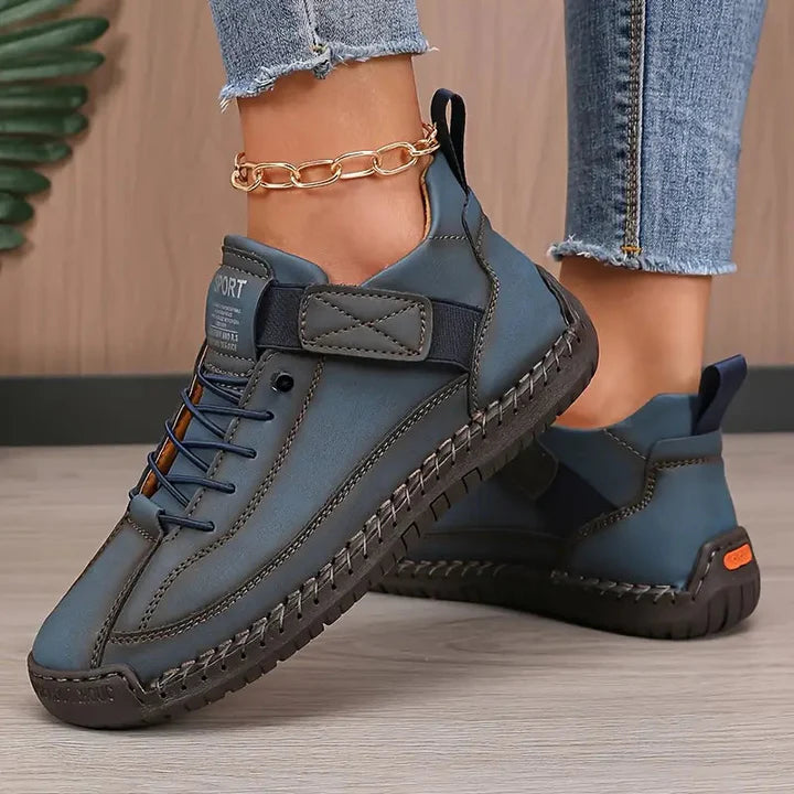 Rile | Handstitched Suede Trainers