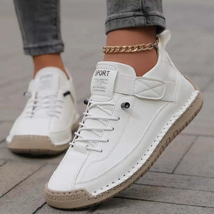 Rile | Handstitched Suede Trainers